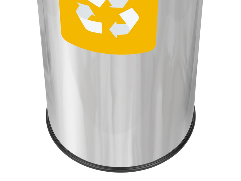 Coș inox colectare selectivă Eko Prestige 45 L