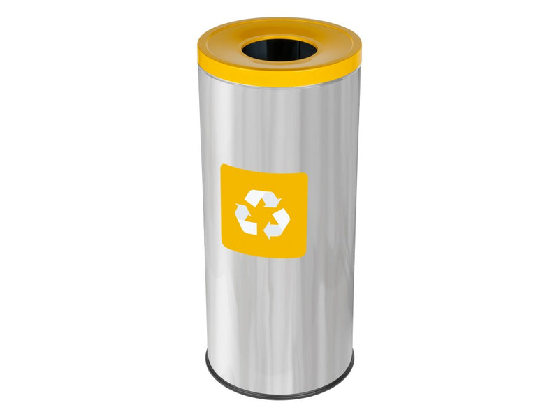 Coș inox colectare selectivă Eko Prestige 45 L