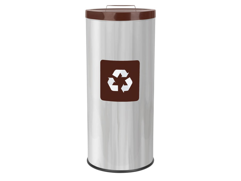 Coș inox colectare selectivă Eko Prestige 45 L