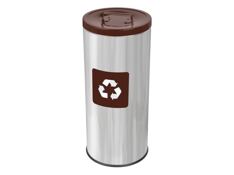 Coș inox colectare selectivă Eko Prestige 45 L