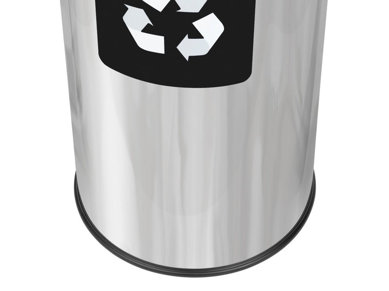 Coș inox colectare selectivă Eko Prestige 45 L