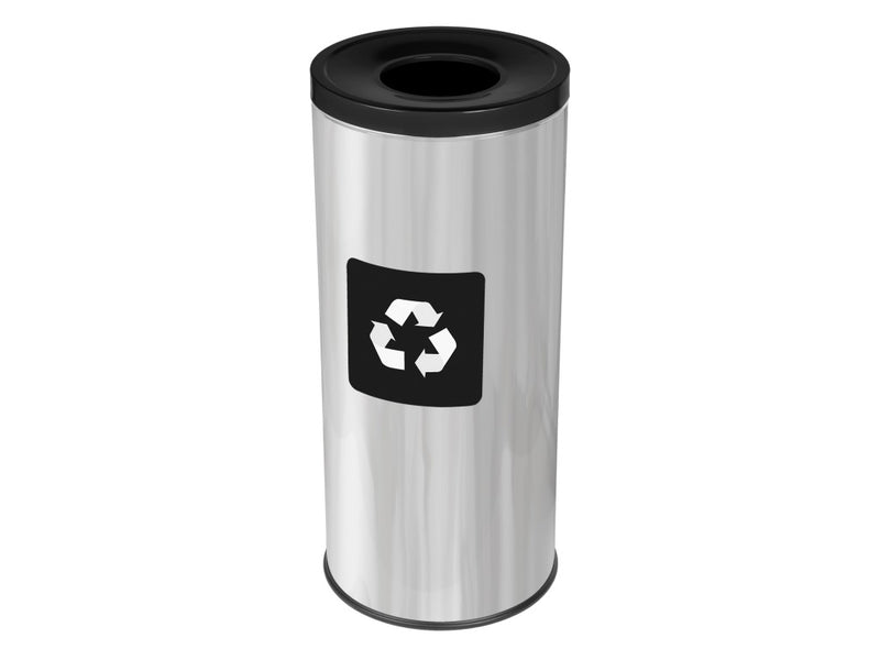 Coș inox colectare selectivă Eko Prestige 45 L