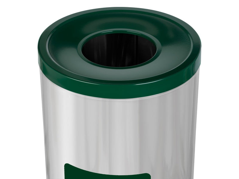 Coș inox colectare selectivă Eko Prestige 45 L