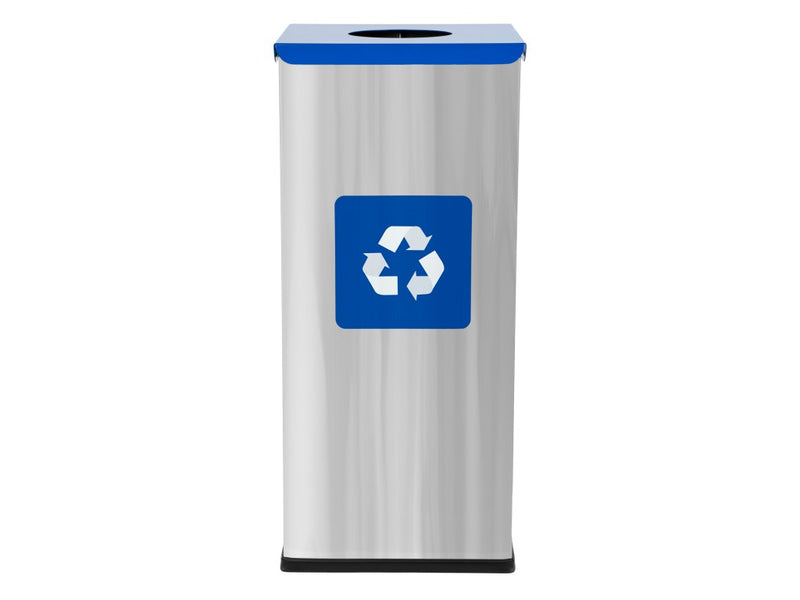 Coș inox colectare selectivă Eko Square Prestige 60 L
