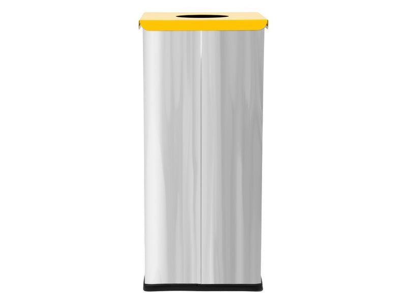 Coș inox colectare selectivă Eko Square Prestige 60 L