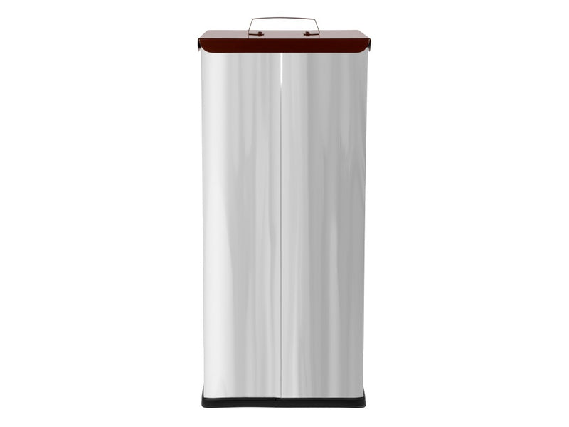 Coș inox colectare selectivă Eko Square Prestige 60 L