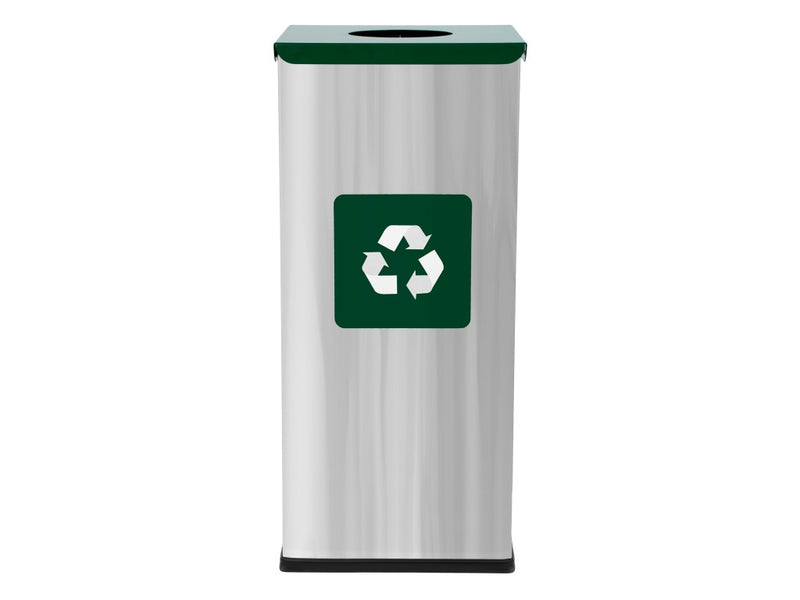 Coș inox colectare selectivă Eko Square Prestige 60 L