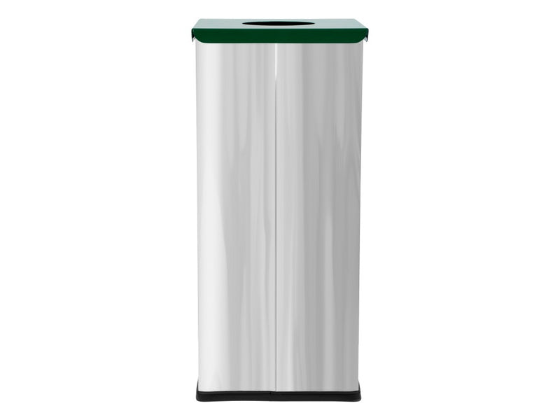 Coș inox colectare selectivă Eko Square Prestige 60 L