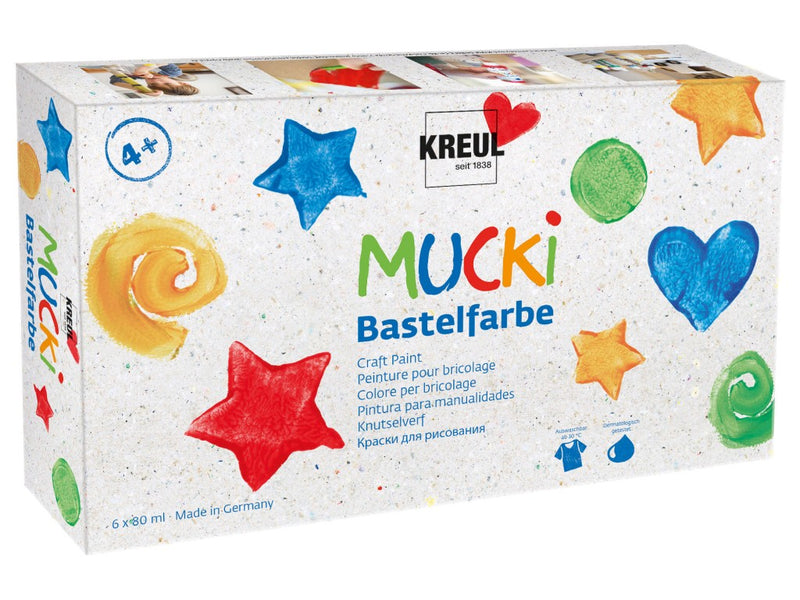 Craft paint Mucki 80 ml 6/set