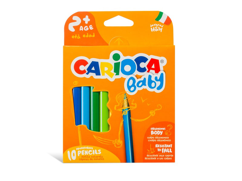 Creioane color Baby 2+ Carioca 10/set