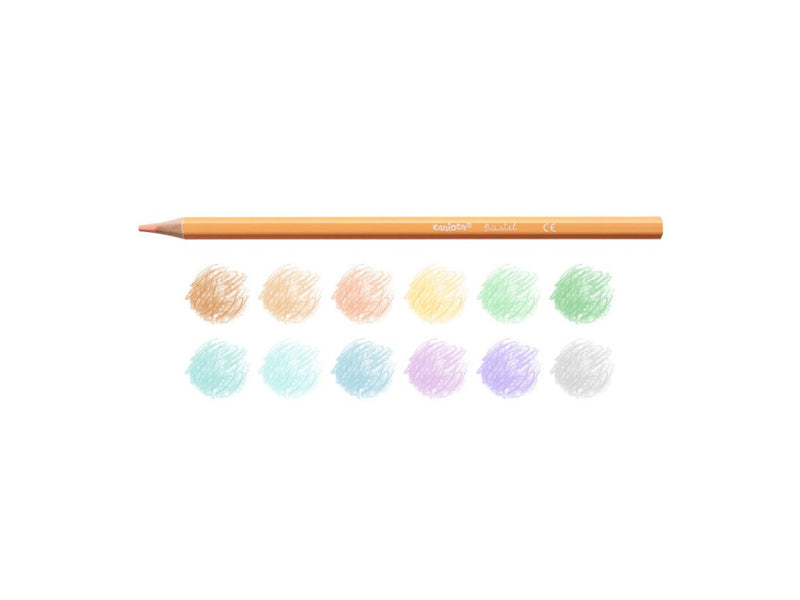 Creioane color Carioca Pastel 12/set