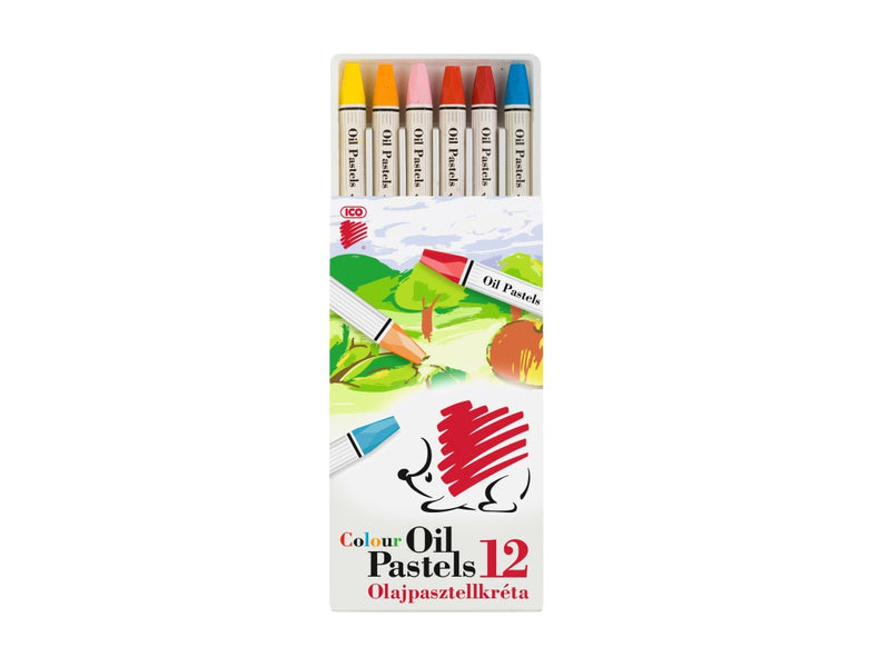 Creioane Oil Pastel Ico Arici 12/set