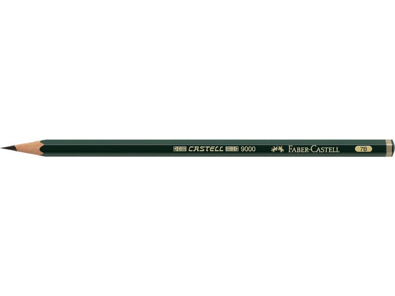 Creion grafit 7B hexagonal Castell 9000 Faber-Castell