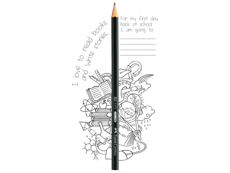 Creion grafit HB hexagonal 1111 Faber-Castell