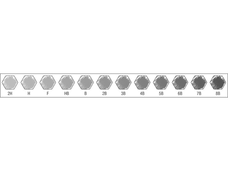 Creion grafit hexagonal Artă Castell 9000 Faber-Castell 12 buc/set