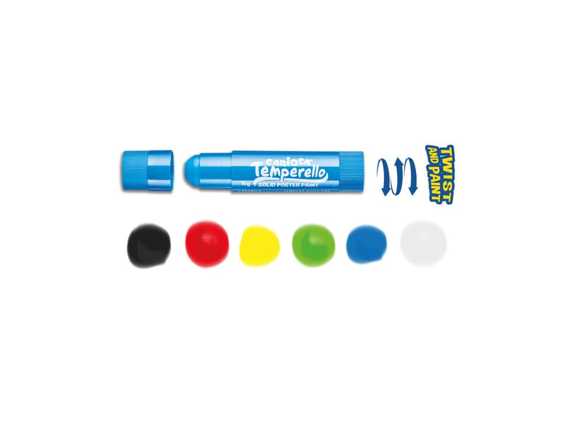 Creion-tempera Temperello Carioca 6/set