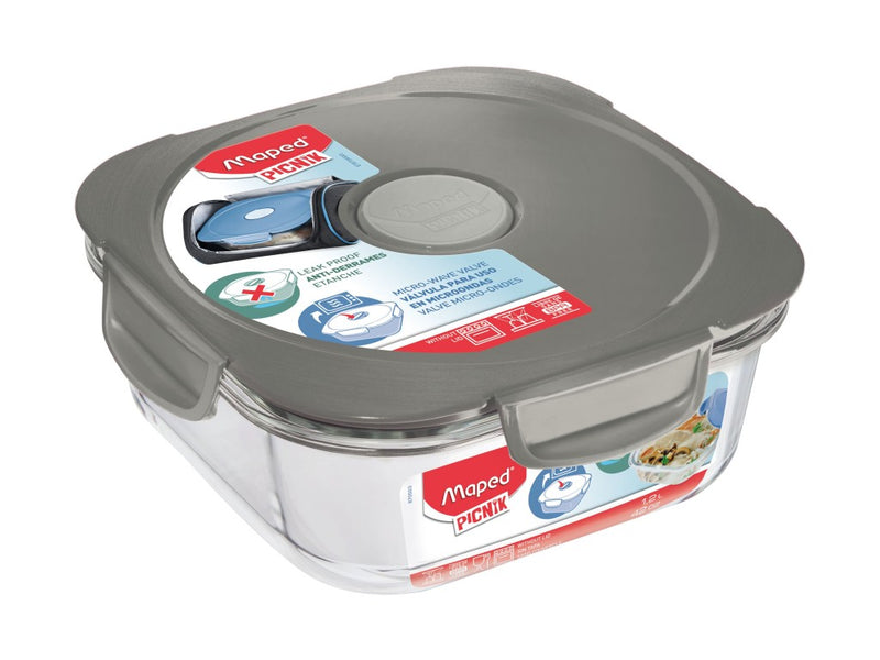 Cutie alimente sticlă Maped Picnik Concept Adults Collection 1,2 l