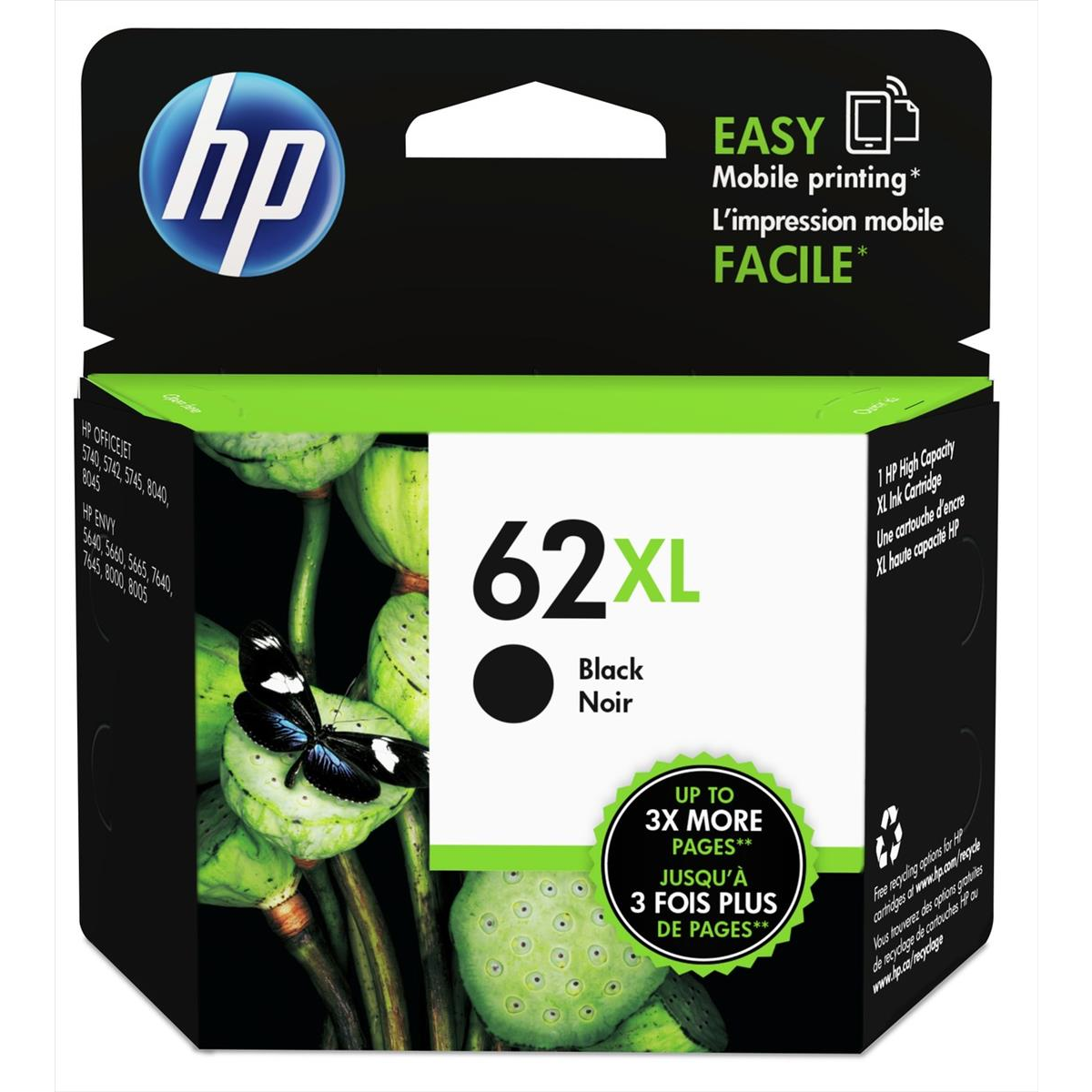 HP C2P05AE (62XL) fekete (C2P05AE)-0