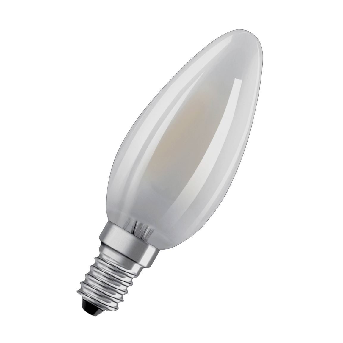 Osram Star LED fényforrás monochrome gyertya E14 4W hideg fehér (4058075437128) (o4058075437128)-0