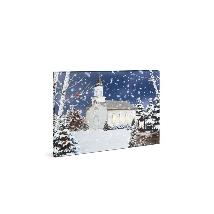 Family Christmas 58473 LED Fali kép 48x38 cm (58473)-0