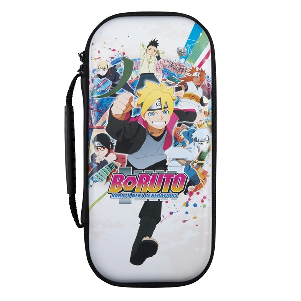 KONIX - BORUTO "Next Generations" Nintendo Switch/Lite/OLED Utazó Tok, Mintás (KX-BP-BORU-WORLD)-0