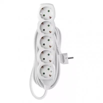 EMOS hálózati elosztó 5-aljzat 5m fehér (P0525R) (P0525R)-0