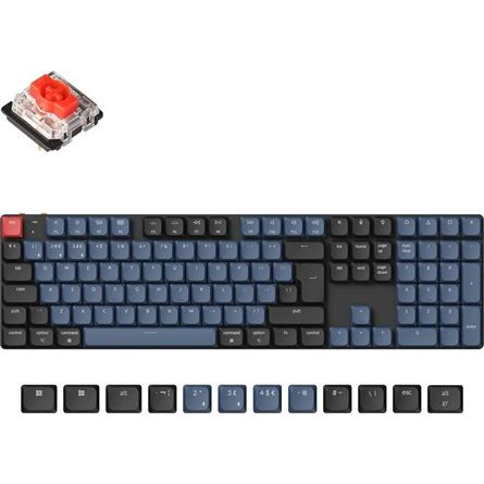 Keychron K5 Pro Swappable Gateron RGB Backlight Red Switch UK billentyűzet (K5P-H1-UK) (K5P-H1-UK)-0