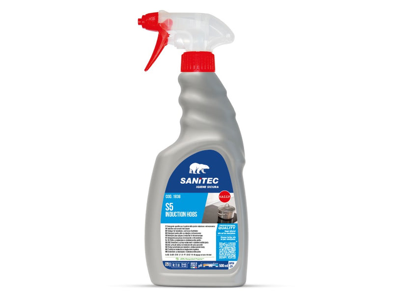 Detergent pentru curățarea plitelor cu inducție și vitroceramice 500 ml Induction Hubs S5