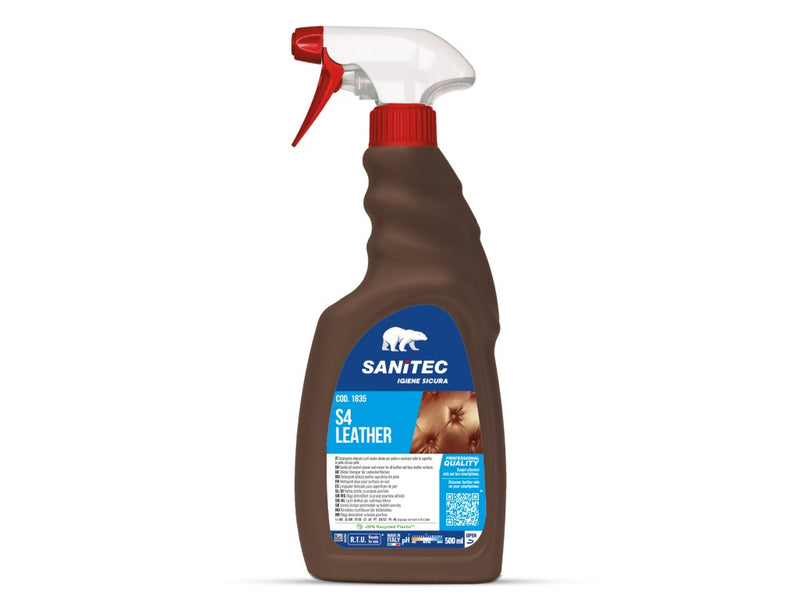 Detergent pentru suprafețe din piele 500 ml Leather S4