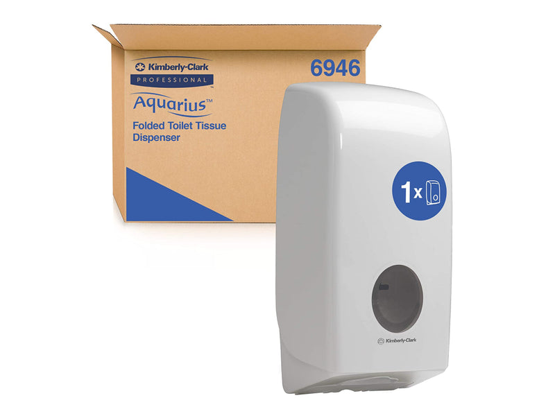 Dispenser hârtie igienică pliată Kimberly-Clark Aquarius