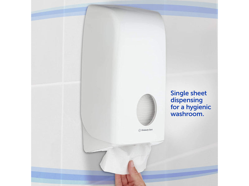 Dispenser hârtie igienică pliată Kimberly-Clark Aquarius