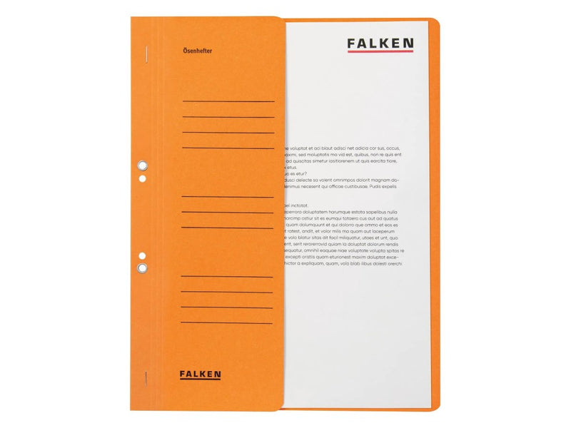 Dosar carton color cu capse 1/2, A4, 250 g/mp Falken