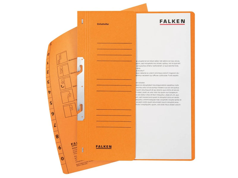 Dosar carton color încopciat 1/2, A4, 250 g/mp, Falken