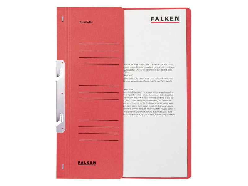 Dosar carton color încopciat 1/2, A4, 250 g/mp, Falken