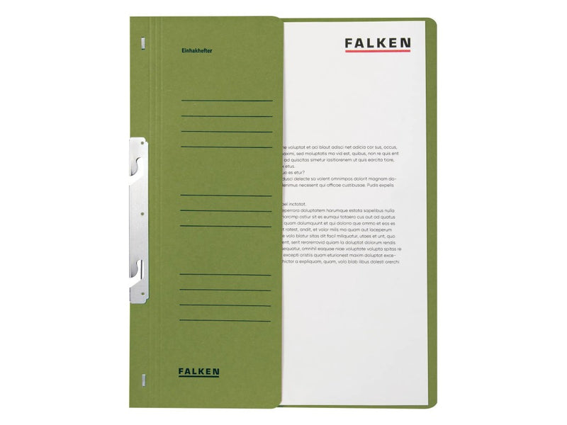 Dosar carton color încopciat 1/2, A4, 250 g/mp, Falken