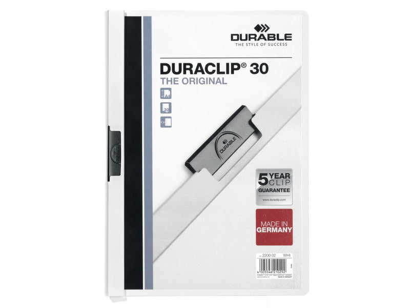 Dosar din PVC cu clemă metalică Duraclip Original 30 Durable