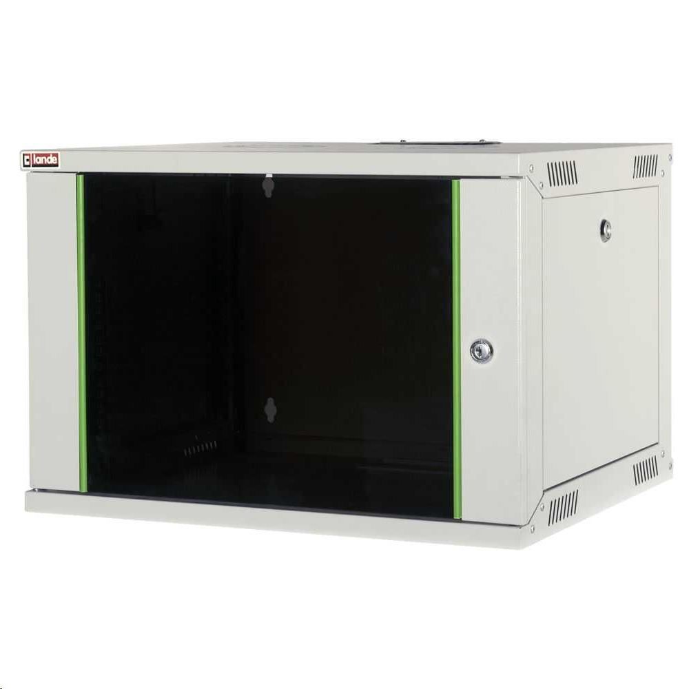 Lande EURObox 12U 19" fali rack szekrény szürke (LN-EUBOX12U5460-LG-1) (LN-EUBOX12U5460-LG-1)-0