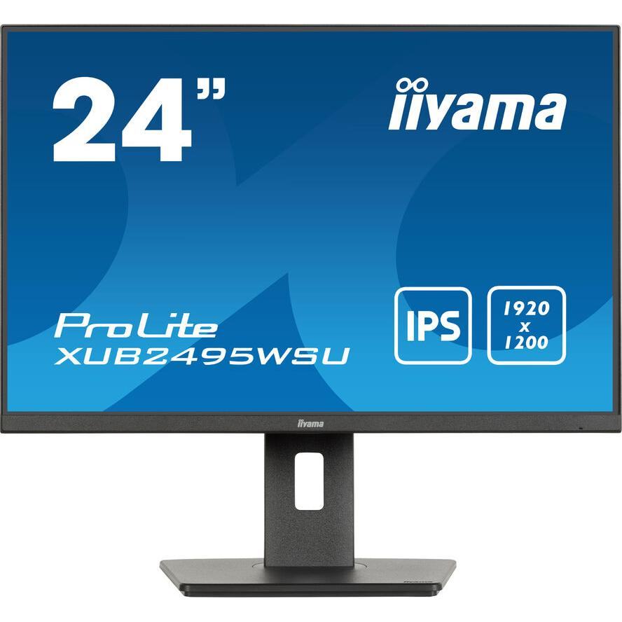 iiyama ProLite XUB2495WSU-B7 számítógép monitor 61 cm (24") 1920 x 1200 pixelek 4K Ultra HD LED Fekete (XUB2495WSU-B7)-0