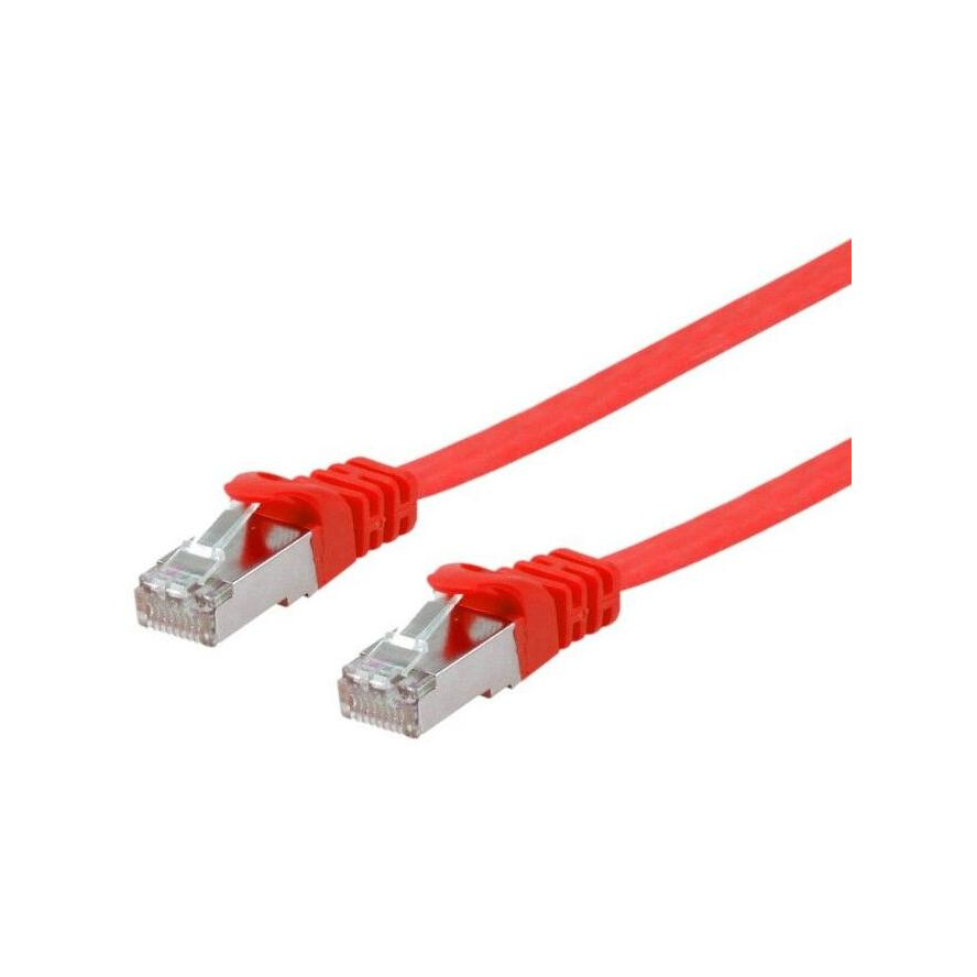 Equip 607627 hálózati kábel Vörös 0,5 M Cat6a U/FTP (STP) (607627)-0