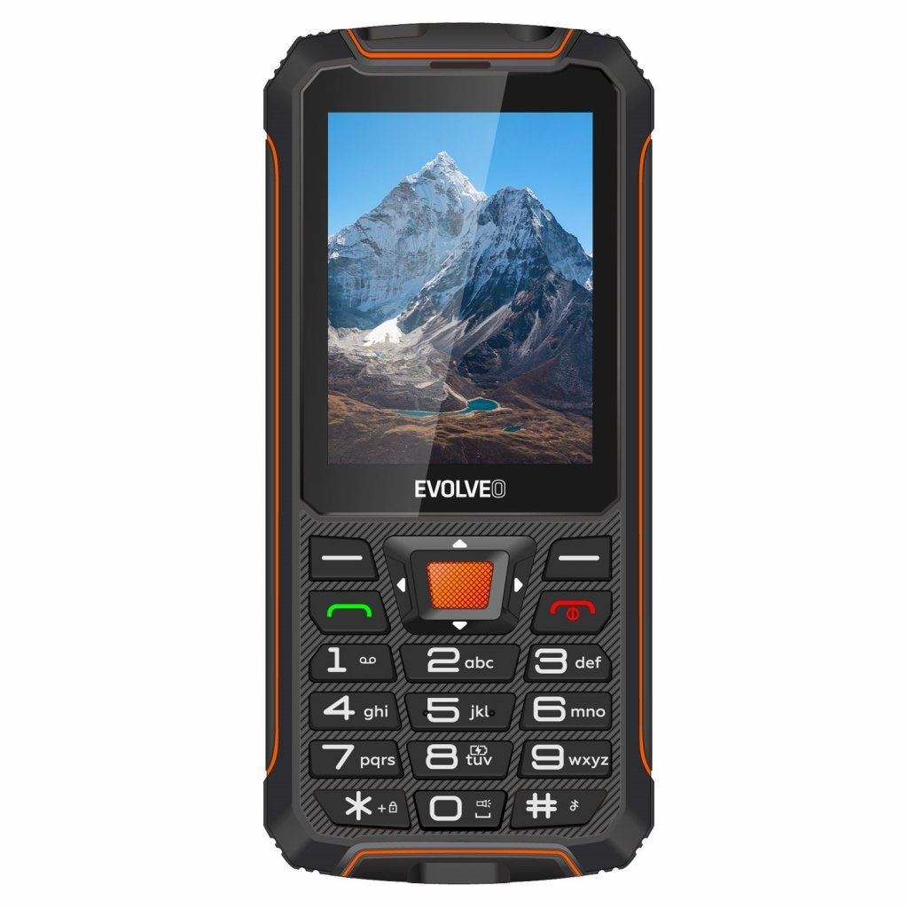 Evolveo StrongPhone Z6 Dual-Sim mobiltelefon fekete-narancs (SGP-Z6-BO) (SGP-Z6-BO)-0