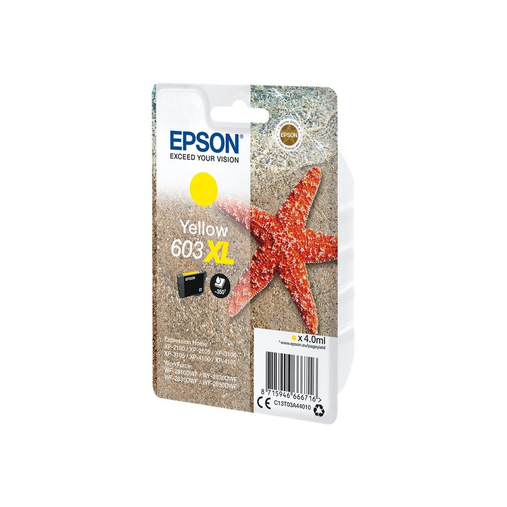 Epson C13T03A44010 tintapatron 1 dB Eredeti Nagy (XL) kapacitású Sárga (C13T03A44010)-0