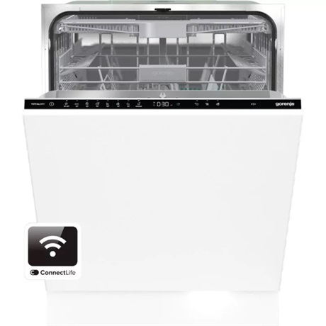 Gorenje Beépíthető mosógatógép, 60 cm, 16 teríték, 7 program, TouchControl, B energiaosztály, Fehér (GV673B60)-0