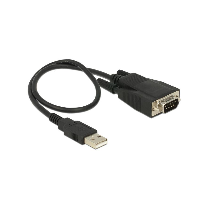 DELOCK Adapter USB Type-A -> Seriell RS232 DB9-St ESD 35cm (62958)-0