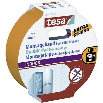 Kétoldalas ragasztószalag beltérre, 5m_38mm, TESA® (55742)-0