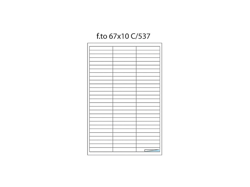 Etichete 84/A4 67 x 10 100/cutie