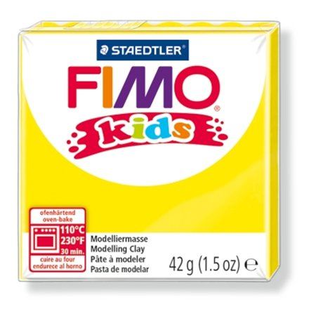 FIMO "Kids" gyurma 42g égethető sárga (8030-1) (8030-1)-0