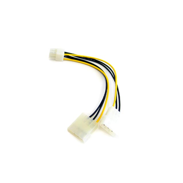 Goobay Adapter kábel Tápegység 2xMolex ->VGA PCI-e 6pin (51360)-0
