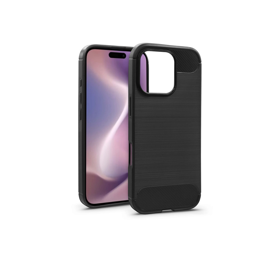 Apple iPhone 16 Pro szilikon hátlap - Carbon - fekete (HF782440)-0