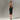 Rochie neagra midi din lycra cu nasturi metalici si spate gol Looly