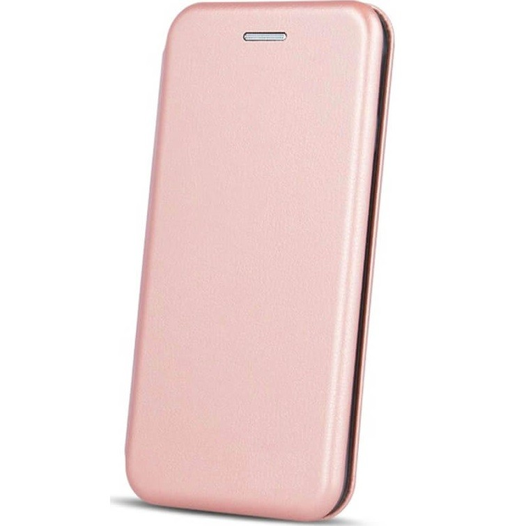 Apple iPhone 14 Pro, Oldalra nyíló tok, stand, Forcell Elegance, vörösarany (125422)-0